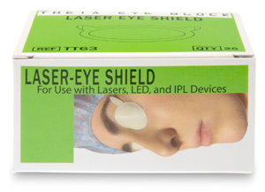 Theia Laser Eye Block (box of 24 pair) - Eye Shields for Laser Protection