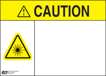 Blank Paper Caution Sign